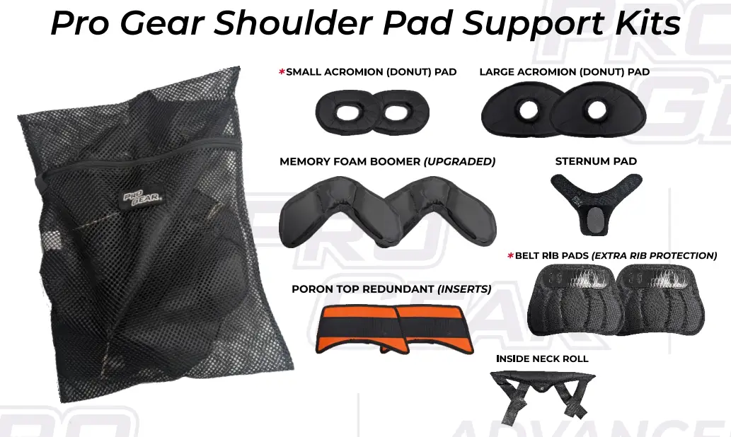 Skeleton Padding Football Shoulder Pad Support Kit: Protect Your Game